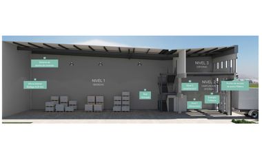 ARRIENDO NUEVO Bodegas 315 m2 de galpón y 83 m2 de oficinas, Ruta 5, Lampa