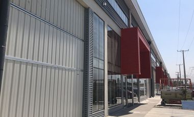 ARRIENDO NUEVO Bodegas 315 m2 de galpón y 83 m2 de oficinas, Ruta 5, Lampa