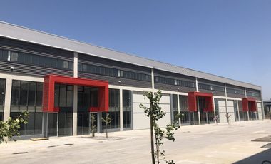 ARRIENDO NUEVO Bodegas de 236,87 m2 galpón + 83,12 m2 oficinas Ruta 5, Lampa
