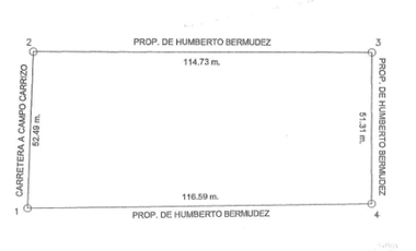 TERRENO EN VENTA EN RANCHERIA ANACLETO, TABASCO