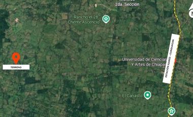 TERRENO EN VENTA EN LA RANCHERIA EL ROSARIO