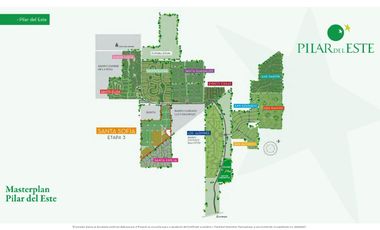 Hermosa casa sobre lote interno central a espacio verde en Santa Elena - Pilar del Este