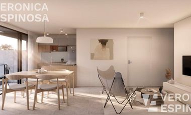 Departamento de dos ambientes en venta, Moron Sur. Excelente proyecto en construcción.