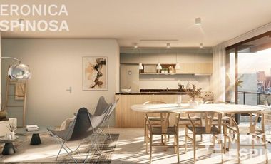 Departamento de dos ambientes en venta, Moron Sur. Excelente proyecto en construcción.