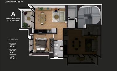 Departamento en venta - Saavedra - monoambiente con balcon!
