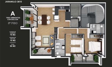 Departamento en venta - Saavedra - monoambiente con balcon!