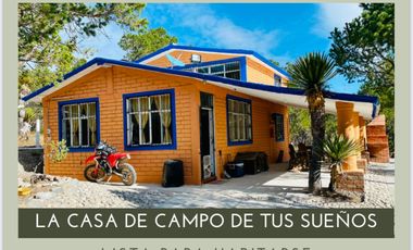 CASA DE CAMPO EN VENTA ARTEAGA COAHUILA