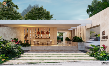 Casa(2R)de Dos Planta en Frida Residencial en Conkal