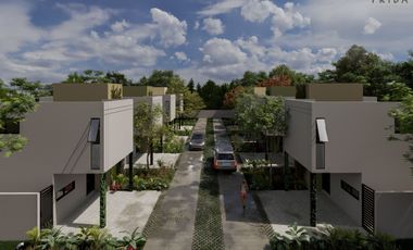 Casa(2R)de Dos Planta en Frida Residencial en Conkal