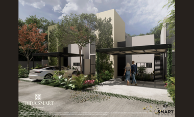 Casa(2R)de Dos Planta en Frida Residencial en Conkal