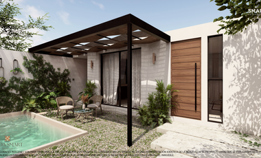 Casa(B-2R) en Venta en Frida Residencial en Conkal