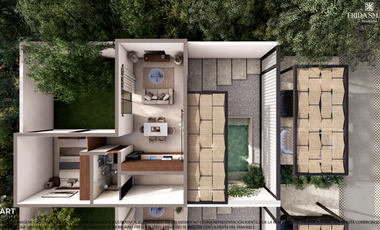 Casa(B-1R) en Venta en Frida Residencial en Conkal