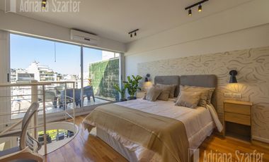 IMPERDIBLE DÚPLEX    AMOBLADO PREMIUM  2 amb  CON TERRAZA y AMENITIES -   Palermo