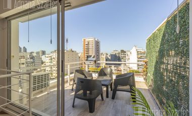 IMPERDIBLE DÚPLEX    AMOBLADO PREMIUM  2 amb  CON TERRAZA y AMENITIES -   Palermo