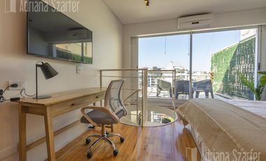 IMPERDIBLE DÚPLEX    AMOBLADO PREMIUM  2 amb  CON TERRAZA y AMENITIES -   Palermo