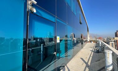 ARRIENDO Oficina de 272m2 con terraza, Metro Pedro de Valdivia