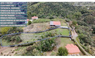 LOTE MULTIFAMILIAR A 8 MINUTOS DE  MARINILLA ESCRITURAS 100%