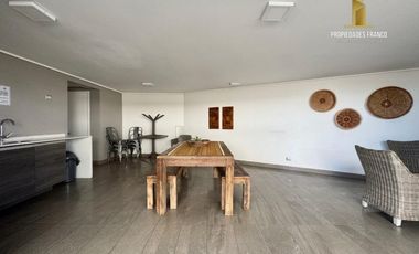Reñaca Norte Arriendo Moderno Loft 1D 1B Vista Al Mar