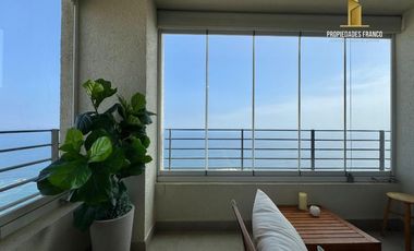 Reñaca Norte Arriendo Moderno Loft 1D 1B Vista Al Mar