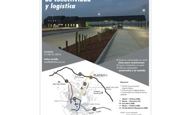 Venta de Macro Lotes Industriales en Parque Platah Hidalgo
