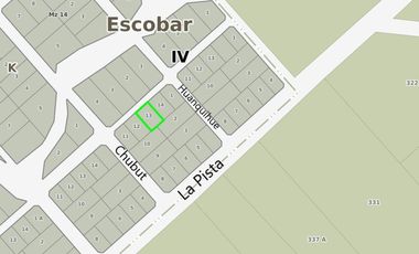 VENTA LOTE 486 M2 EN ZONA LA PISTA ING. MASCHWITZ