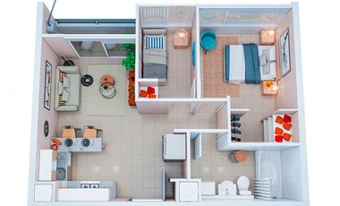 Oportunidad Dptos  2d+1b Nuevo, Renca