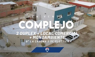 VENTA COMPLEJO CASAS Y LOCAL COMERCIAL
