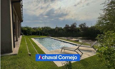 Casa de una planta al agua en ALQUILER amoblada en Ceibos, Puertos