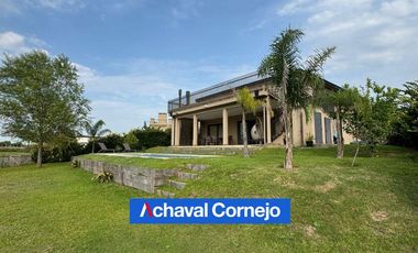 Casa de una planta al agua en ALQUILER amoblada en Ceibos, Puertos