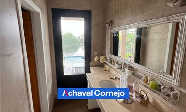 Casa de una planta al agua en ALQUILER amoblada en Ceibos, Puertos