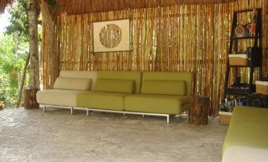 Terreno con Villa y Cenote en Ruta de Los Cenotes, Puerto Morelos
