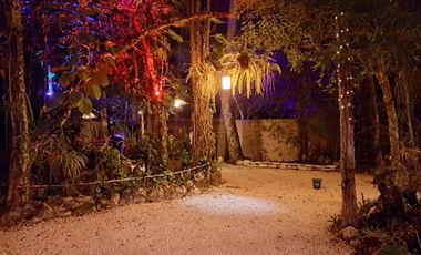 Terreno con Villa y Cenote en Ruta de Los Cenotes, Puerto Morelos