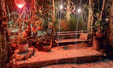 Terreno con Villa y Cenote en Ruta de Los Cenotes, Puerto Morelos