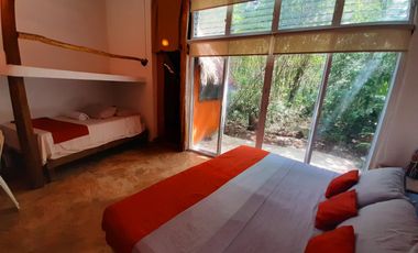 Terreno con Villa y Cenote en Ruta de Los Cenotes, Puerto Morelos