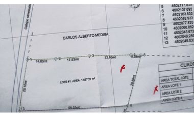 ref 984a via boler/pavas/vendo lote campestre