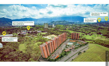 VENTA CESION DE DERECHOS APARTAMENTO EN MONTEVEDRA CERRITOS, PEREIRA