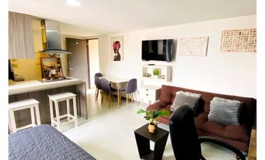 Apartaestudio tipo loft en venta en El Poblado