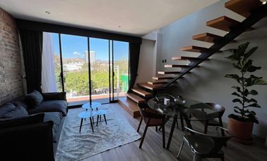 Loft Moderno y Amueblado en Renta – Zona Santa Fe No. 2