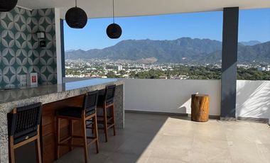 Se renta departamento amueblado en Zoho Skies Puerto Vallarta, Jalisco.