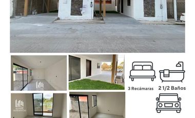 Casas nuevas en Venta  de 3 recamaras, enfrente del Parque Bicentenario, col. Candelario Garza