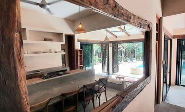 CASA ECOLOGICA EN VENTA EN TULUM A 15 MINUTOS DE LA ZONA URBANA