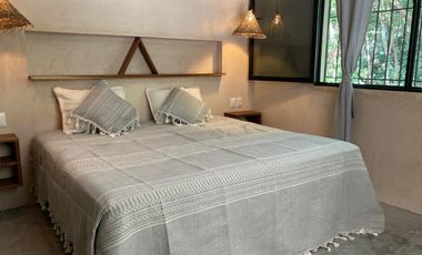 CASA ECOLOGICA EN VENTA EN TULUM A 15 MINUTOS DE LA ZONA URBANA