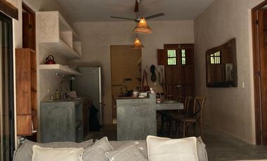 CASA ECOLOGICA EN VENTA EN TULUM A 15 MINUTOS DE LA ZONA URBANA