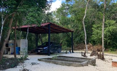 CASA ECOLOGICA EN VENTA EN TULUM A 15 MINUTOS DE LA ZONA URBANA