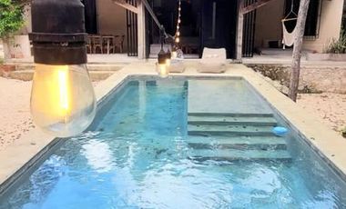 CASA ECOLOGICA EN VENTA EN TULUM A 15 MINUTOS DE LA ZONA URBANA