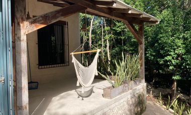 CASA ECOLOGICA EN VENTA EN TULUM A 15 MINUTOS DE LA ZONA URBANA