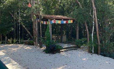 CASA ECOLOGICA EN VENTA EN TULUM A 15 MINUTOS DE LA ZONA URBANA