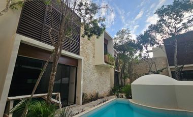 VILLA DE 3 RECAMARAS ESTILO MEDITERRANEO EN TULUM