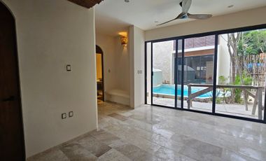 VILLA DE 3 RECAMARAS ESTILO MEDITERRANEO EN TULUM
