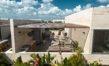VENTA DE LUJOSO PENTHOUSE EN MISTIQ TULUM CON ROOFTOP PRIVADO